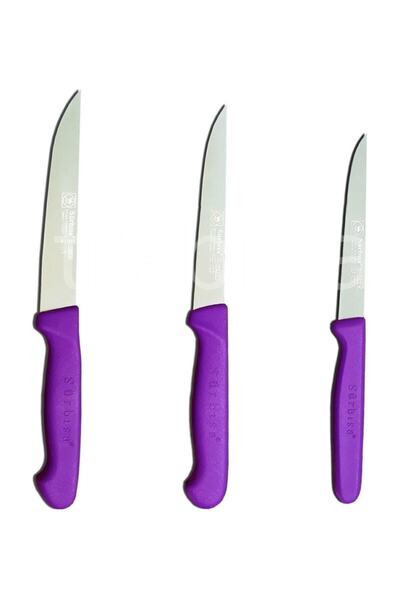 Sürbisa Sürmene Sürbısa 61005 61104 61004 3'lü Mutfak Bıçak Seti