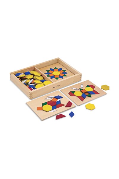 Melissa & Doug Ahşap Gelişmiş Şekil Bulmaca