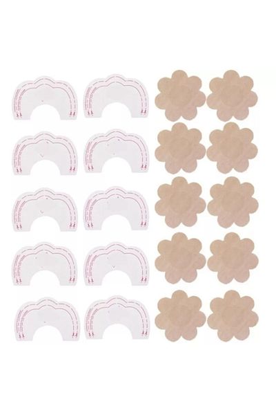 MOR SALKIM HOME Women's Nipple Hiding Tape adhesive 5 Pairs breast Lift Tape adhesive 5 pairs