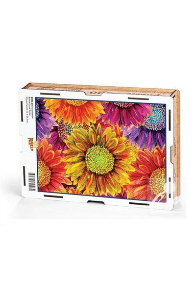 King Of Puzzle Chrysanthemums Wooden Puzzle 500 Pieces