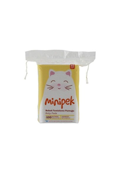 Minipek Ipek Bebek Temizleme Pamuğu 60'lı