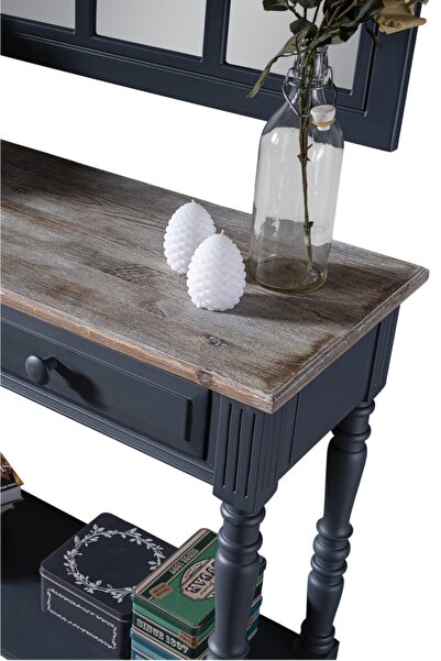 Albero Home Barbery Gri Masif Dresuar Ayna Takım