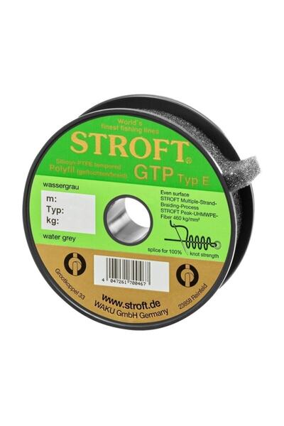 STROFT Gtp Typ E Πλεκτό Σχοινί Γκρι 150m E06 (0,6 mm)