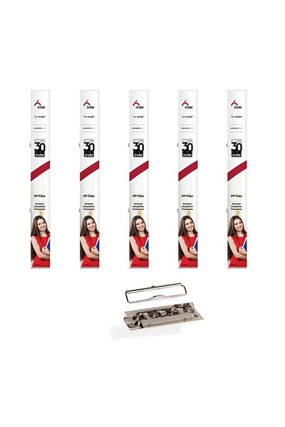 Önder Pp Spring File with Inner Pocket and Back Label (1106)