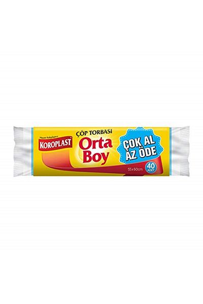Koroplast 40 Pieces Medium Garbage