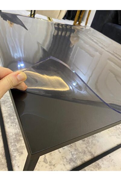 ANTİSAL Şeffaf Pvc Kalın Masa Örtüsü 1.4mm En 100 Cm