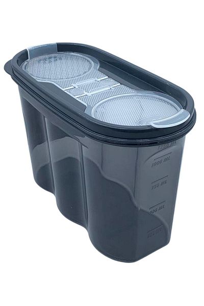 Buffer ® حاوية تخزين طعام بمقياس 2 غطاء - 1.2 لتر - Sa930