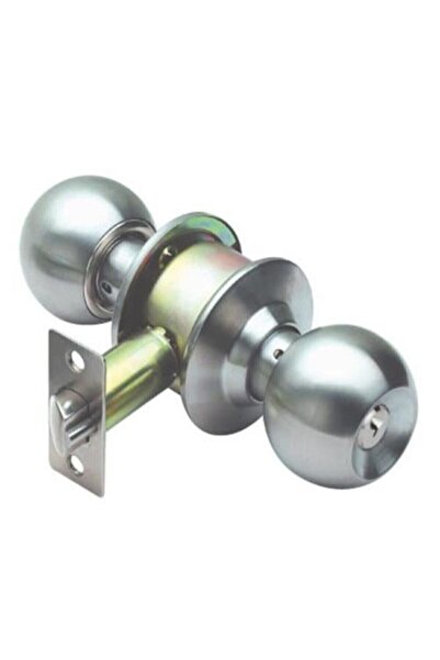 Tenyale Hotel Type Lock Room Knob Satin Lock (1 Piece)