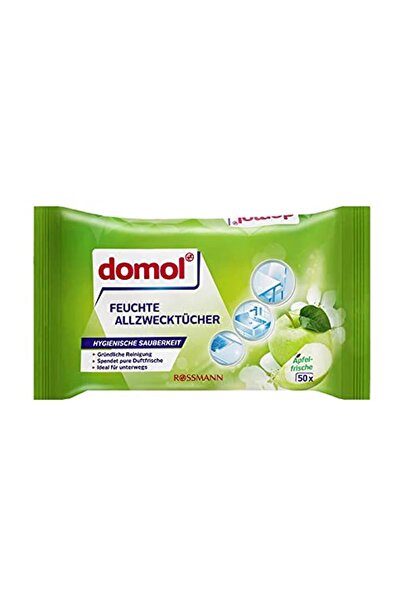 DOMOL Marka: Islak Temizlik Bezi Çok Amaçlı, Elma Kokulu 50 Adet Kategori: Ma...