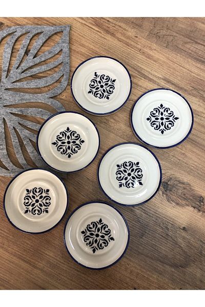 Yiğit Seramik Züccaciye Nettle 6-Piece Tea Plate