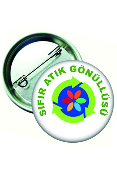 Hediye Panayırı Geri Dönüşüm Gönüllüsü Öğrenci Yaka Rozeti 10 Adet