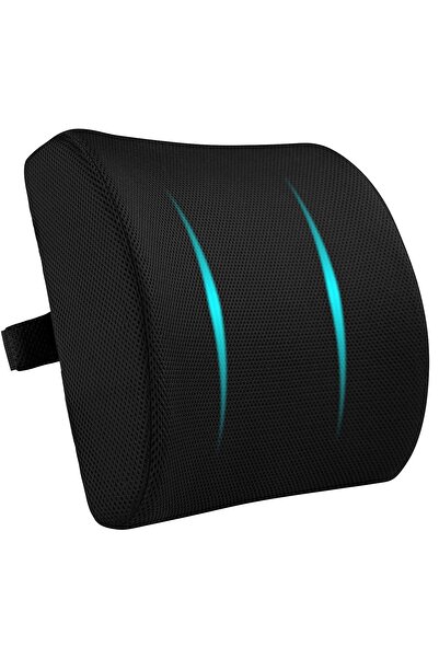 Ankaflex وسادة قطنية لتقويم العظام، وسادة ظهر، وسادة دعم للوضعية المستقيمة، وسادة قطنية للكرسي، مسند للخصر