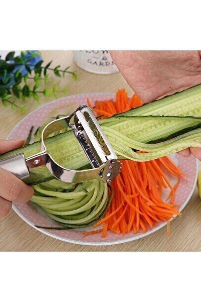 Ensa Shop Paslanmaz Çelik Jülyen Soyacak Sebze Meyve Soyma Doğrama Aparatı