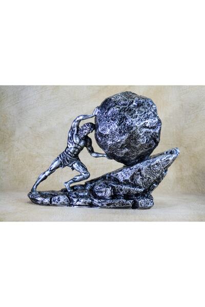 Narçiçeği Takı ve Hediyelik Eşya Antik Yunan Kahramanı Sisifos Heykel Biblo