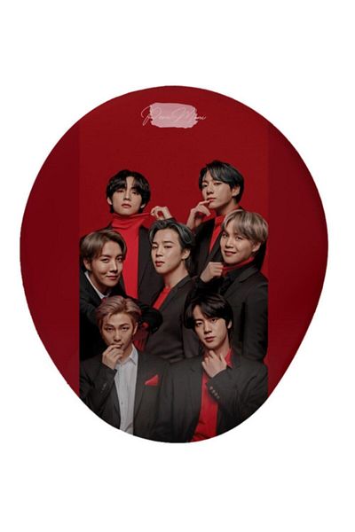 MiniPera Bts Printed Wrist Support Mouse Pad