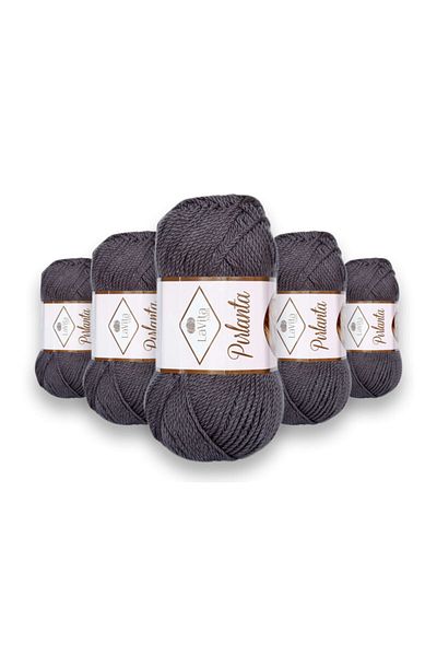 LaVita Yarn Πέρλα 5'λι Πακέτο Αμigurumi Χειροποίητο Νήμα Taka Yarn (ανθρακί-9810)