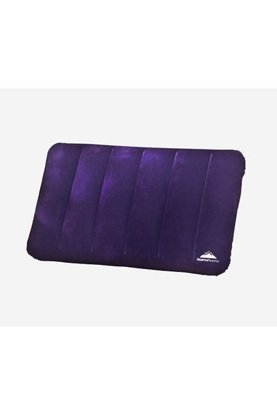North Pacific Navy Blue Gray Inflatable Camping Pillow - Sea and Travel Pillow (1 Piece)