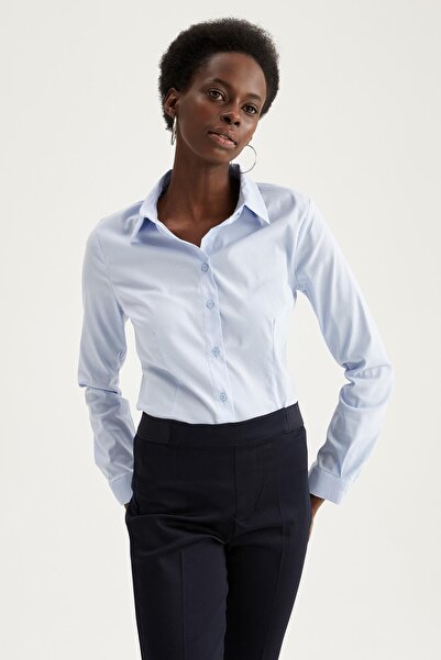 DeFacto Cămașă de bază cu mânecă lungă