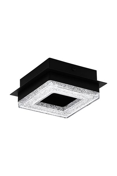 Eglo 99324 Indoor " Fradelo 1 " Black Color Cast Steel Wall / Ceiling Lighting Ip20 Led Max: 1X