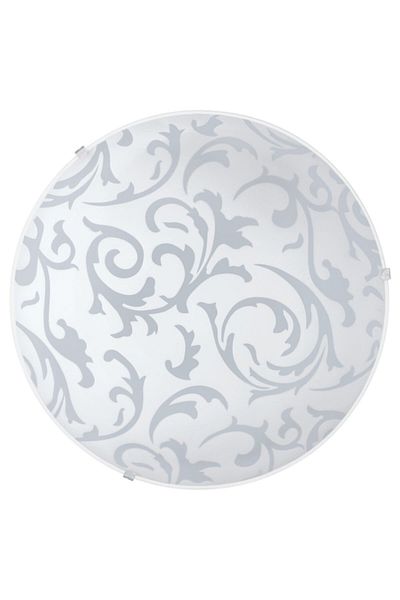 Eglo 90043 Indoor " Scalea 1 " White Color Cast Steel Wall / Ceiling Lamp Ip20 E27 Max: 1X25W Ç