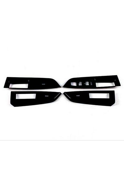 OLED GARAJ Door Armrest Cover Compatible for Volkswagen Golf 8 Piano Black