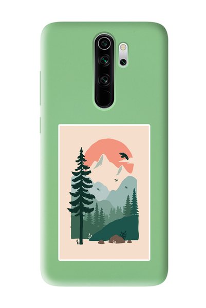 Spoyi Xiaomi Redmi Note 8 Pro Compatible Lake Forest Designed Green Launch Ph...