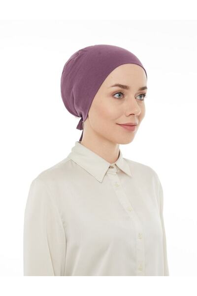 LAVENDER وشاح باريس بونيه من القطن الممشط والمخيط