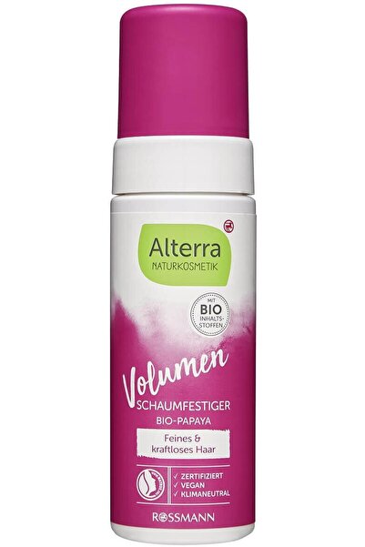 Alterra Saç Köpüğü Organik Papaya & Bambu Ekstresi İçeren Hacim Sağlayıcı 150ml