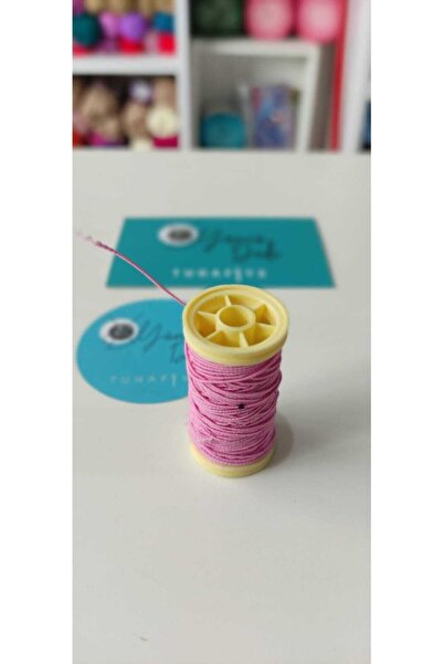 Yüncü Dede Pembe Renkli Lastik Ip Makara