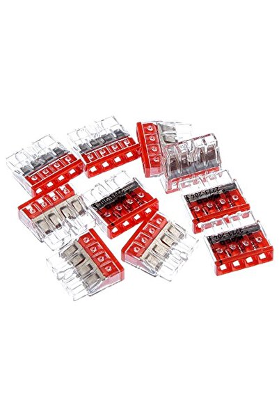 Tek-İş Buat Klemens Geçmeli 4 X 2.5 mm 10 Adet Şeffaf