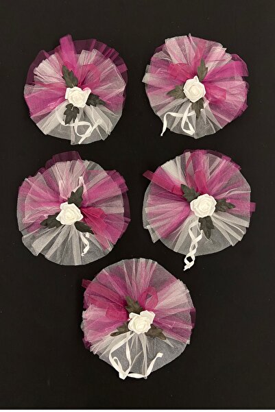 ZEYMERADE مجموعة زينة العروس والعريس من بلوم 10 قطع