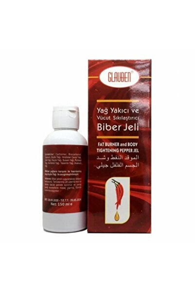 Glauben Yağ Yakıcı Ve Vücut Sıklaştırıcı Biber Jeli