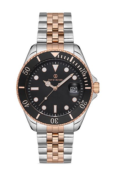 DAVID GUNER David Güner Men's Watch Dg-8230Ga-E9 42 mm Metal-Rose
