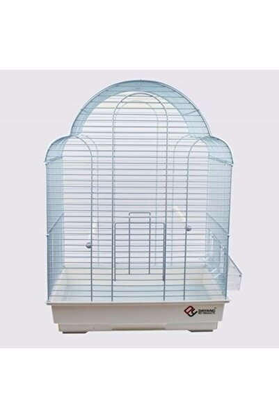 Dayang Papağan Kafesi 42x30x57 Beyaz Renk