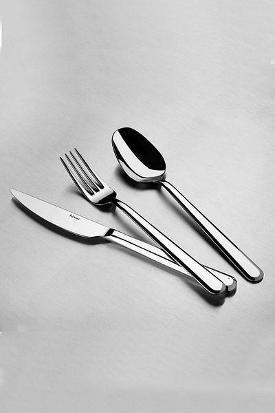 Hisar Optima Porto 30-Piece 6-Person Fork Spoon Knife Set