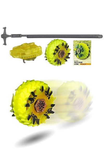BEYBLADE Beywheelz Wild Mane Leone - Power Spinning Top Original Product