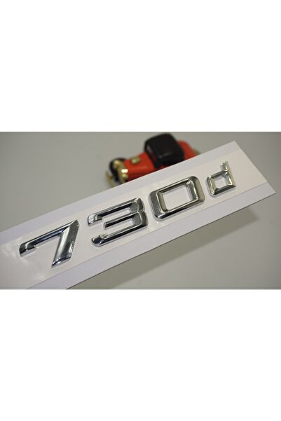 BMW 7 Serisi Bmw 730d متوافق مع الكروم المعدني 3m 3d شعار الأمتعة حروف المنتج...