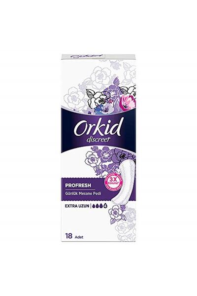 Orkid Mesane Pedi Ekstra Uzun Süper Ekonomik Paket 18 Ped