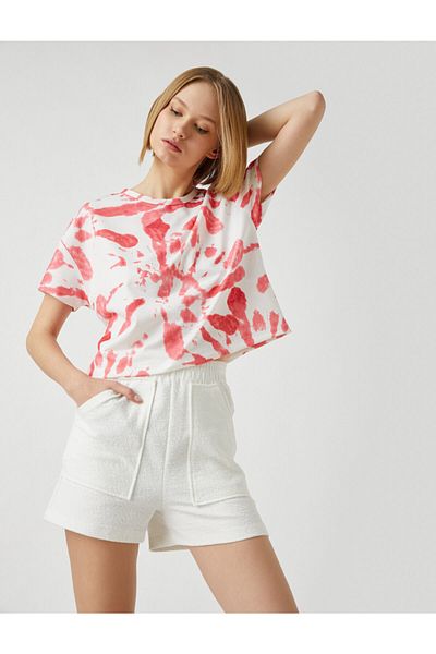 Koton Short Sleeve Batik T-Shirt