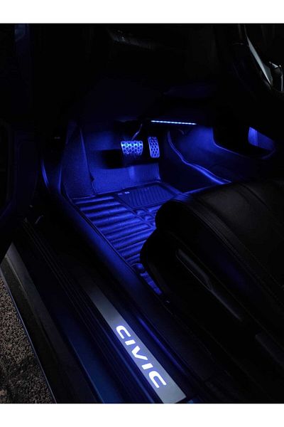 ÇAMKIRAN Remote Controlled Sound-Sensitive In-Car Underfoot Silicone Neon LED Lighting