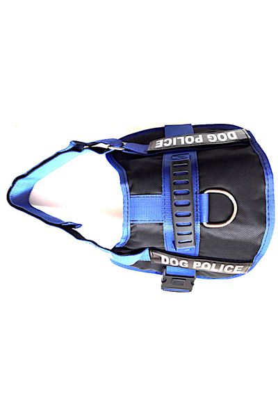 AMORE Dog Police K9-extra Dog Collar Black Blue