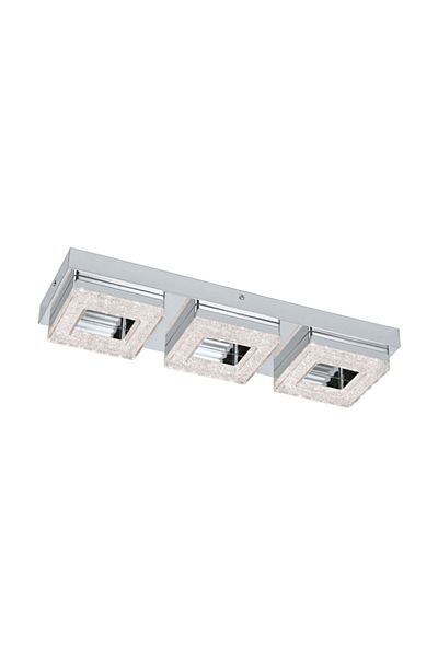 Eglo 95656 Fradelo Chrome Colored Steel Wall - Indoor Lighting, Ip20 Led Max: 3X3.5