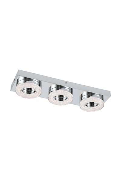 Eglo 95663 Fradelo Chrome Color Steel Wall - Indoor Lighting, Ip20 Led Max: 3X3.5