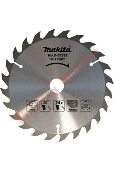 Makita D-03333 Elmas Daire Testere Bıçağı 165mm 24diş