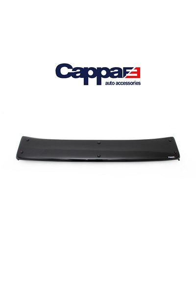 Cappafe Ford Courier Front Window Sunshade Visor Hat Visor Terek (ABS) Piano Black 2014 and After