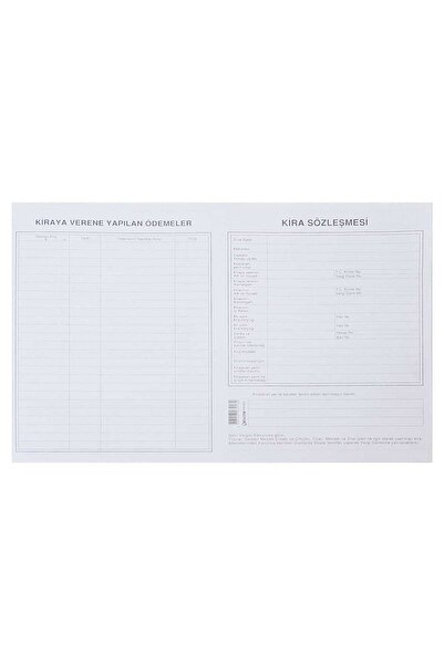 Gürpaş Kira Kontratı 100'Lü Paket