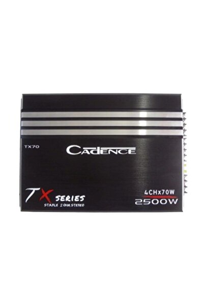 Cadence Tx70 2500w 4 Kanal Oto Amfi