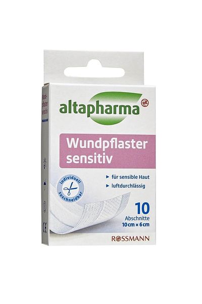 Altapharma Band-Aid Sensitive Cuttable Size 10 Pieces