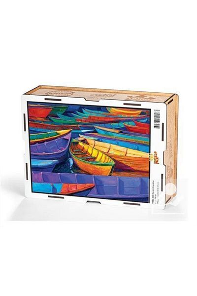 King Of Puzzle Colorful Boats Wooden Puzzle 2000 Pieces (ob53-mm)
