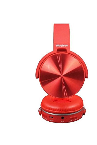 mbteknoloji Jb950 Bluetooth Kulaklık Kablosuz Aux/hafıza Kartı Girişli Kırmızı